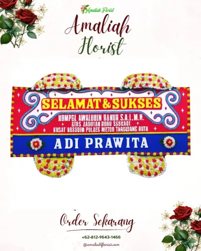 Karangan Bunga Ucapan Selamat di Sindangkarya