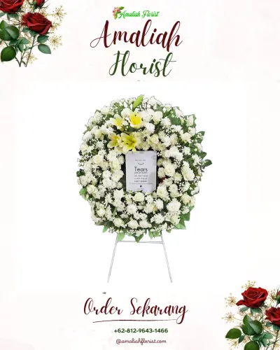 Krans Bunga Duka Cita di Sindangkarya